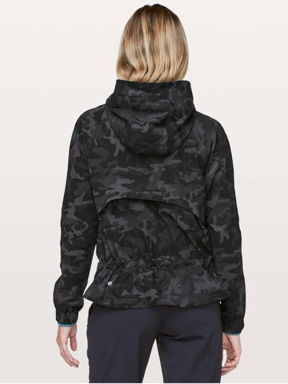 Lululemon Pack It Up Jacket Incognito Camo Multi Grey W4AVRS size 4 - Picture 2 of 7
